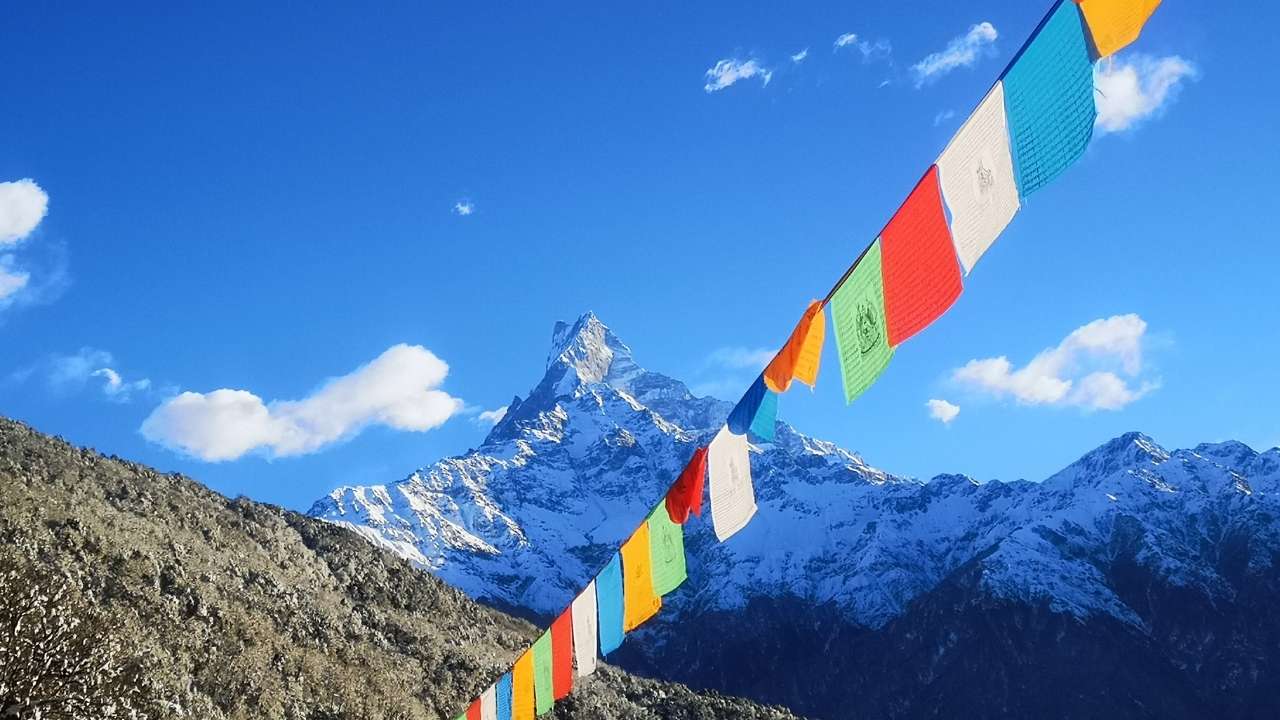 Machhapuchhre from every side: 