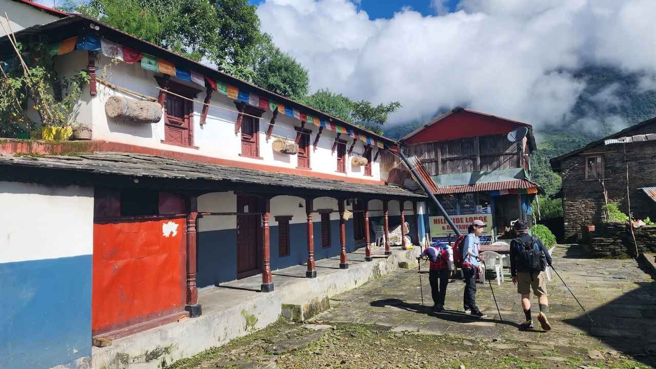 Gurung and Magar villages: 
