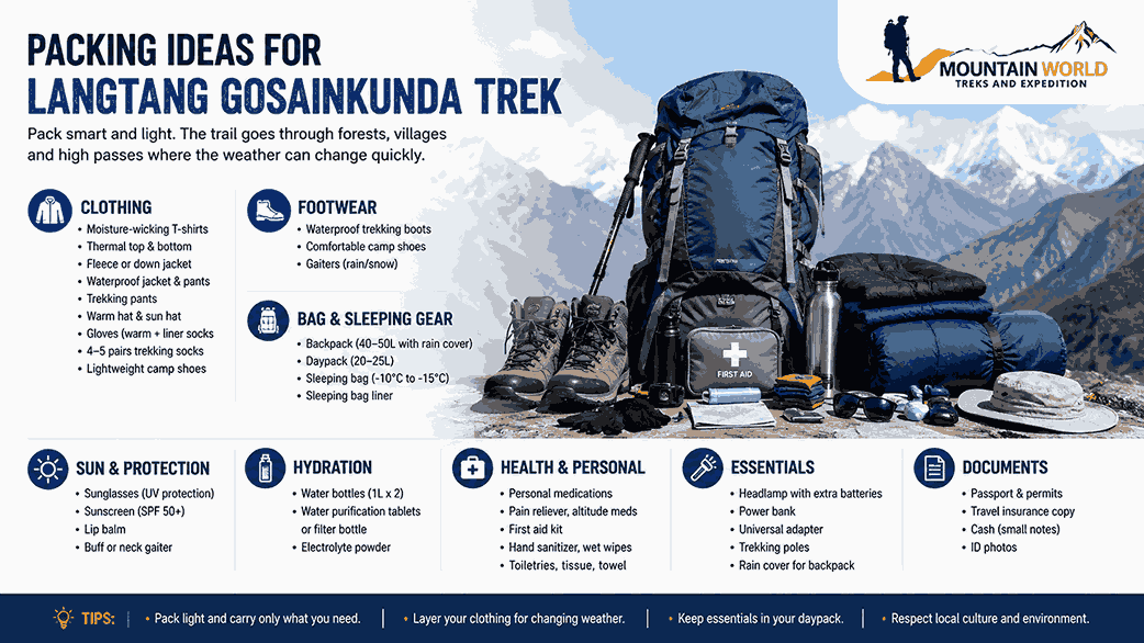 Trek Gear & Packing Ideas