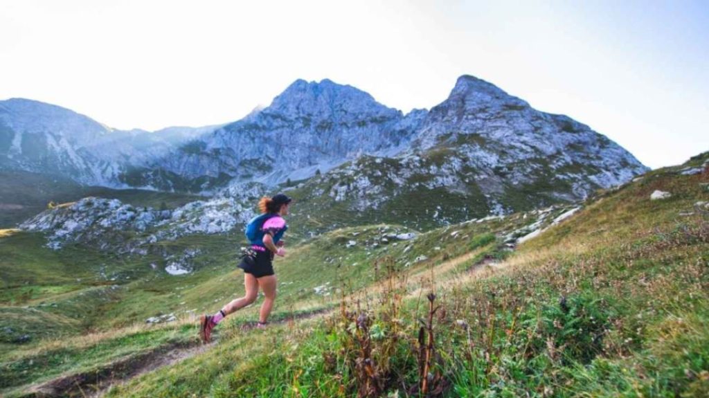 Training on a mountain trail for the Training Plan for Everest Base Camp Trek
